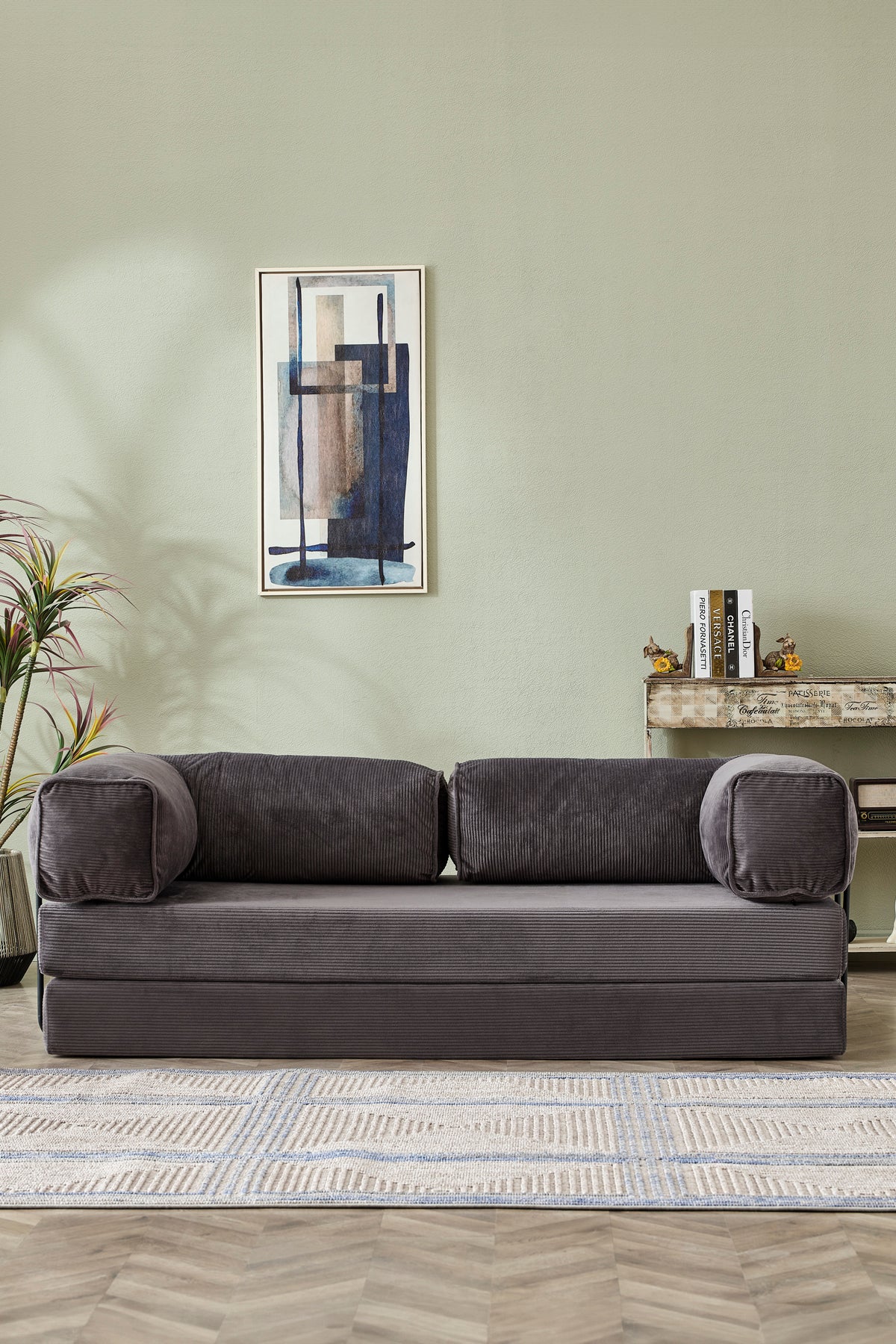 Relax Model Gri Renk Çok Amaçlı Koltuk & Aktivite Koltuğu & Yatak