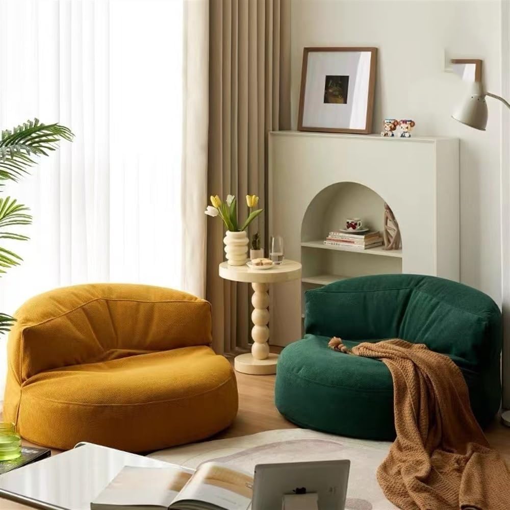 Mila Modell Zümrüt Yeşili Puff & Armut Koltuk Relax Koltuk