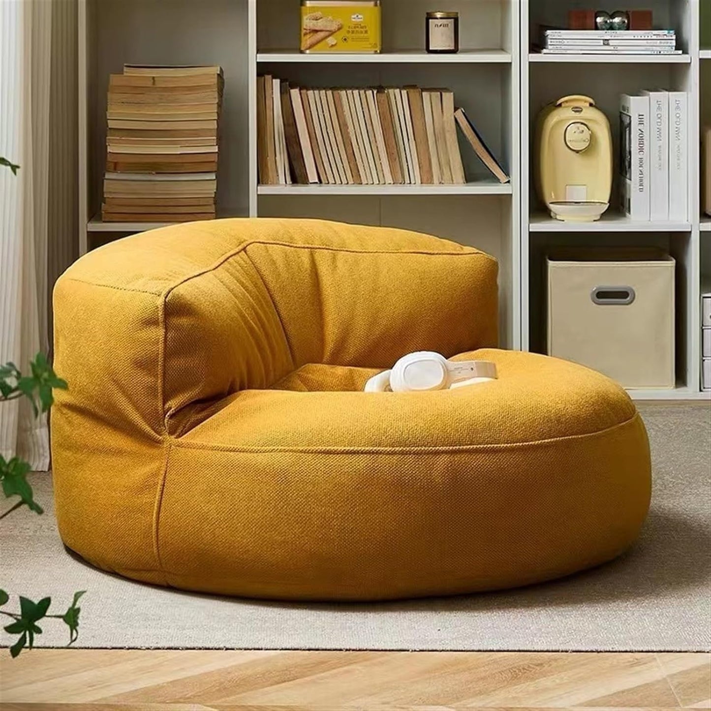 Mila Modell Sarı Puff & Armut Koltuk Relax Koltuk