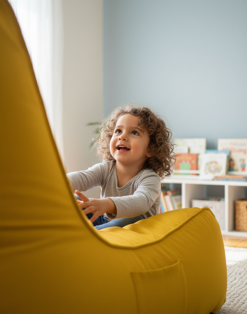 Poffi Kids Puff Koltuk & Oyun Koltuğu & Çocuk Koltuğu