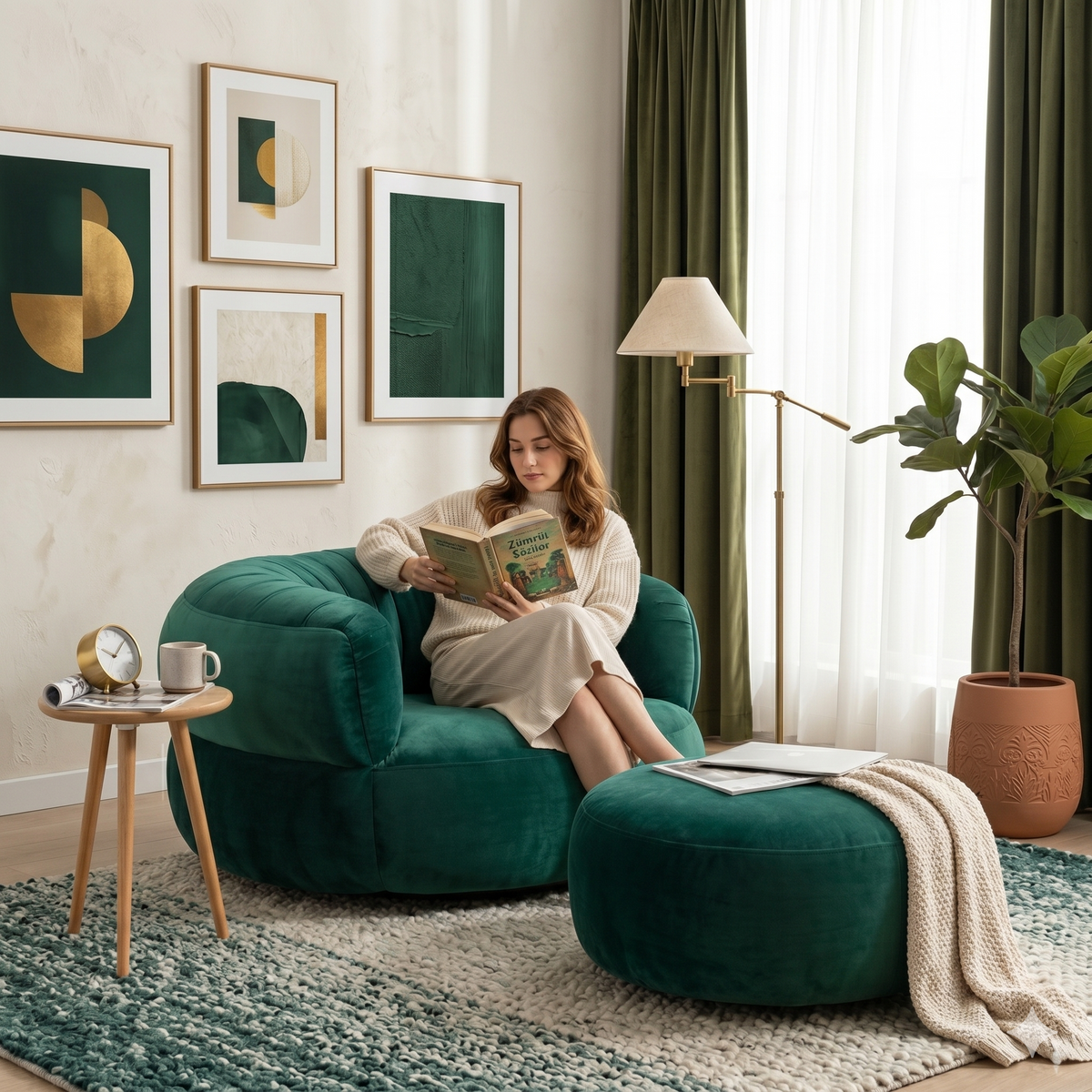 OASİS Model Berjer Armut koltuk & Oyun Koltuğu