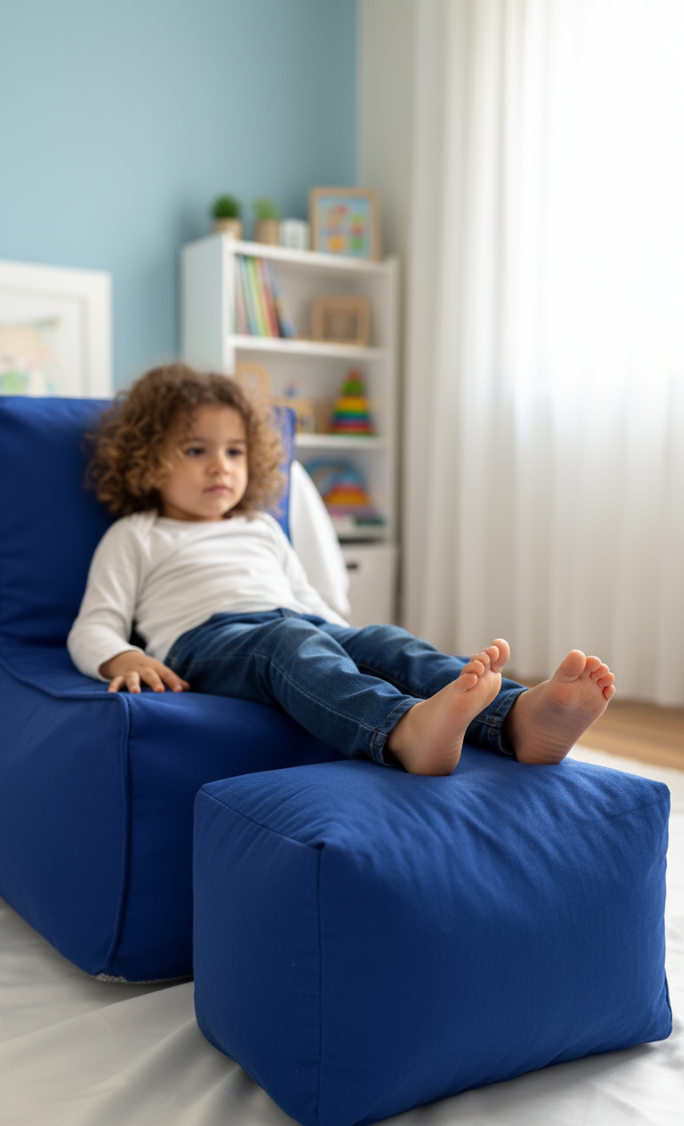 Velvet Kids Puff Sofa & Gaming Chair & Child Chair