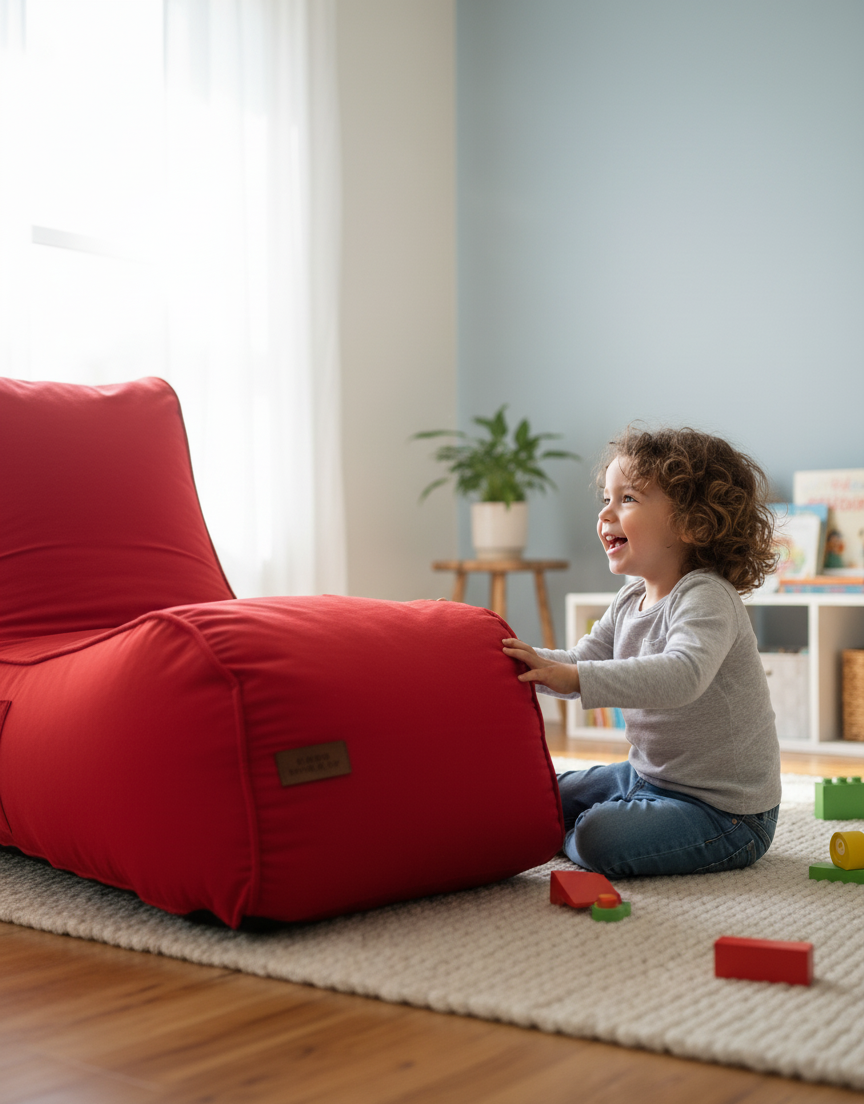 Poffi Kids Puff Koltuk & Oyun Koltuğu & Çocuk Koltuğu