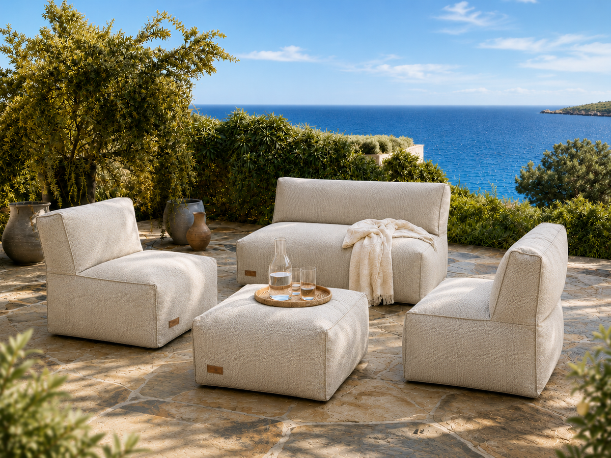 Patara Home dış mekan oturma grubu balkonda