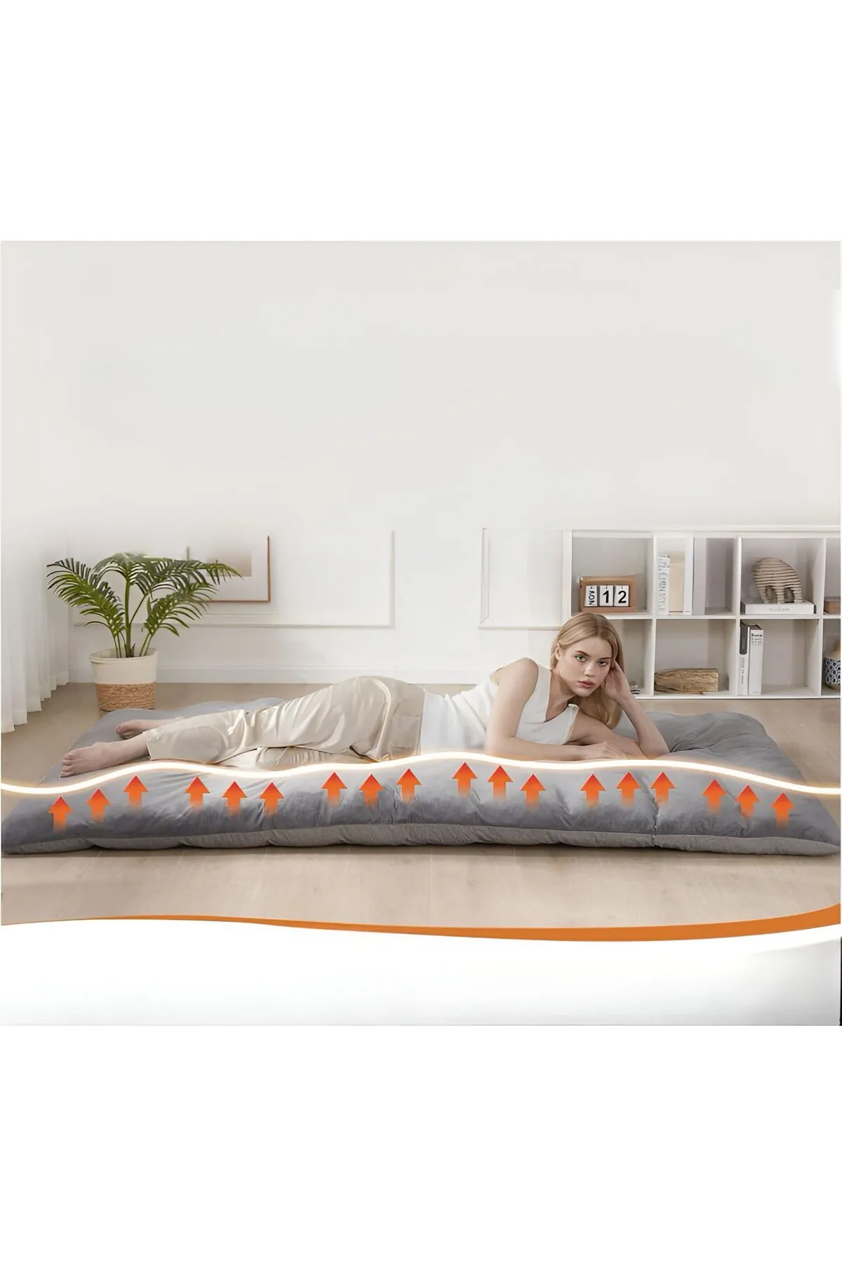 Lori Model Yer Yatağı & Misafir Yatağı & Yıkanabilir Kılıf Fermuarlı