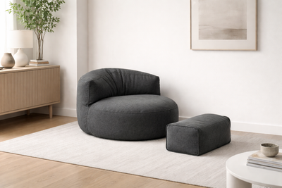 Mila Modell Antacid Puff &amp; Bean Bag Relax Armchair &amp; Foot Puff