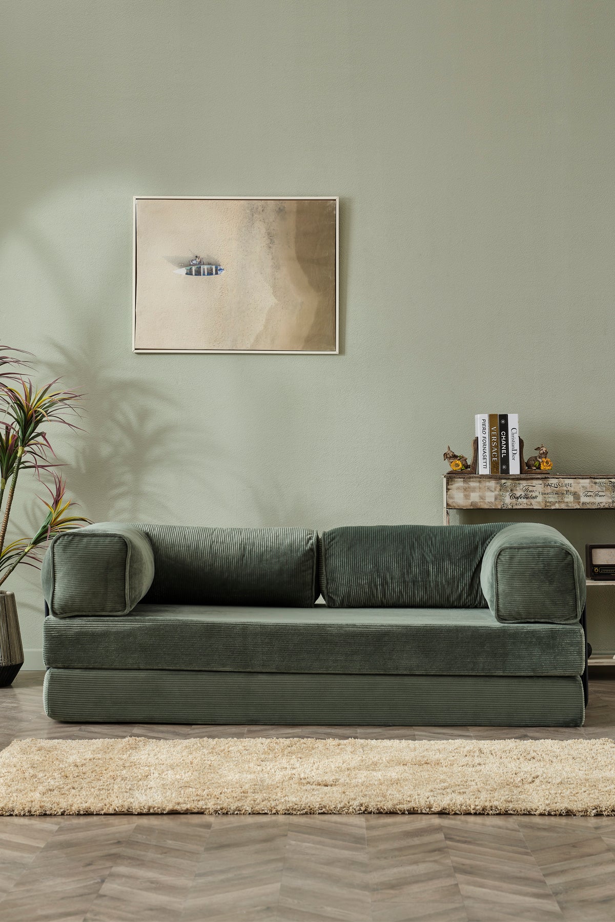 Relax Model Yeşil Renk Çok Amaçlı Koltuk Legom Koltuk & Legom Koltuk & Aktivite Koltuğu & Yatak