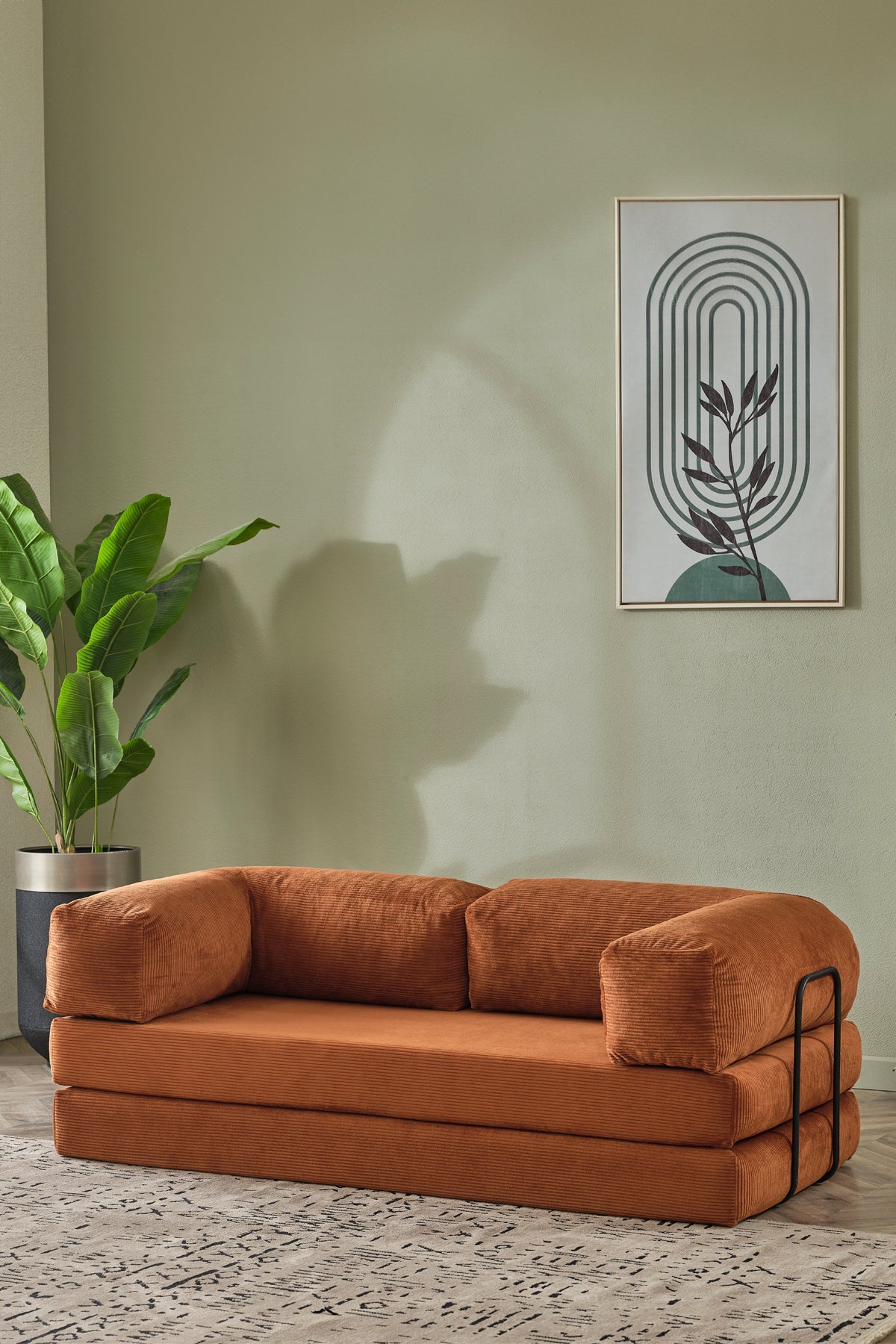 Relax Model Kiremit Renk Çok Amaçlı Koltuk Legom Koltuk & Legom Koltuk & Aktivite Koltuğu & Yatak