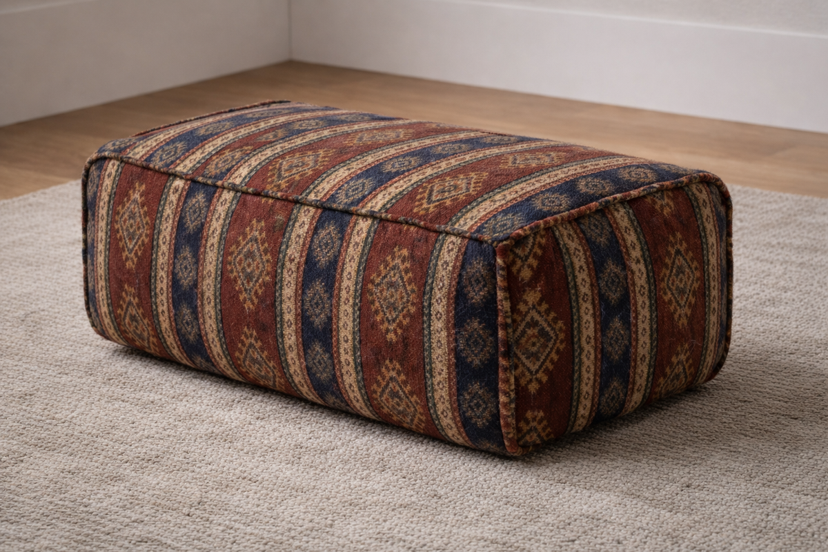 Vintage Turkish Mila Puff Vintage Bean Bag Sofa
