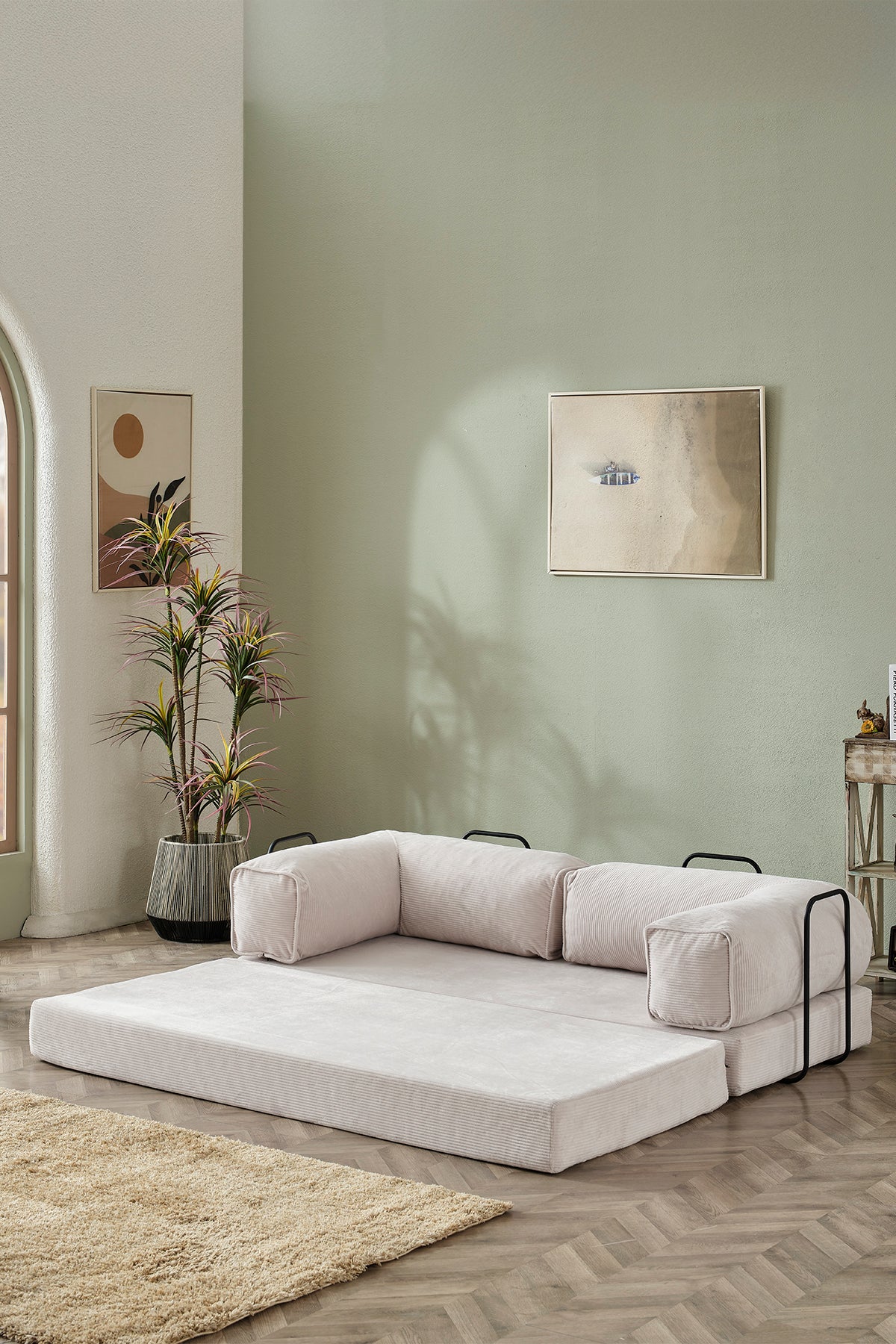 Relax Model Krem Renk Çok Amaçlı Koltuk Legom Koltuk & Legom Koltuk &Aktivite Koltuğu & Yatak