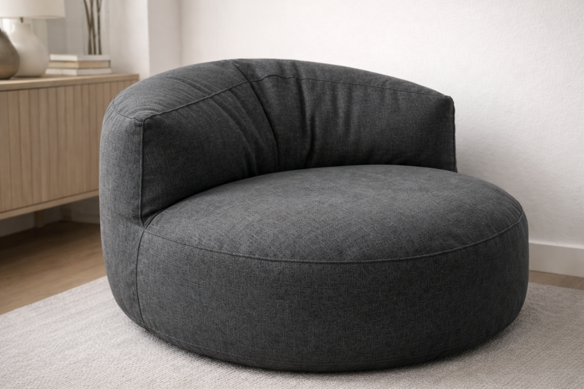 Mila Modell Antacid Puff &amp; Bean Bag Relax Armchair &amp; Foot Puff