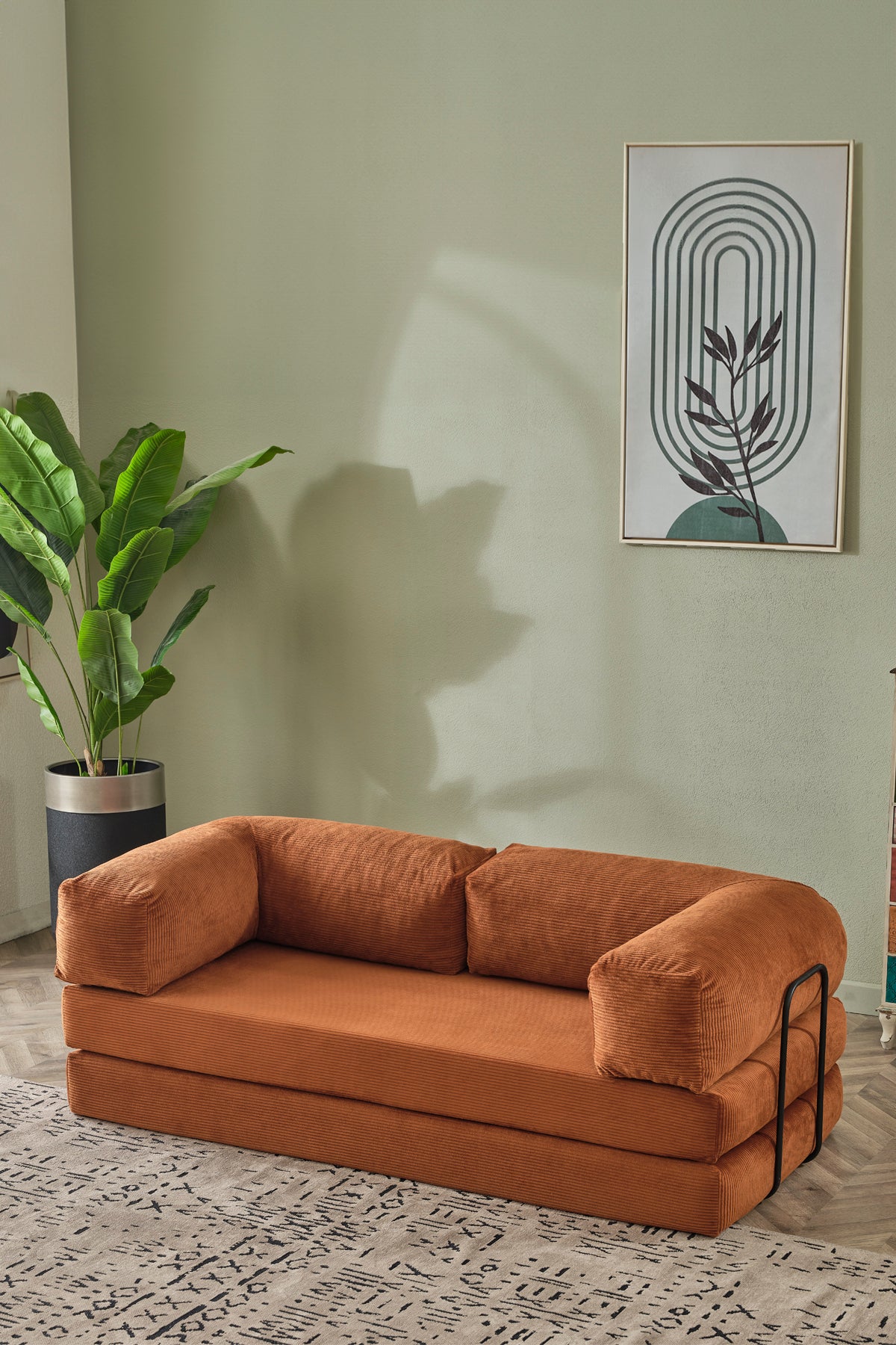 Relax Model Kiremit Renk Çok Amaçlı Koltuk Legom Koltuk & Legom Koltuk & Aktivite Koltuğu & Yatak