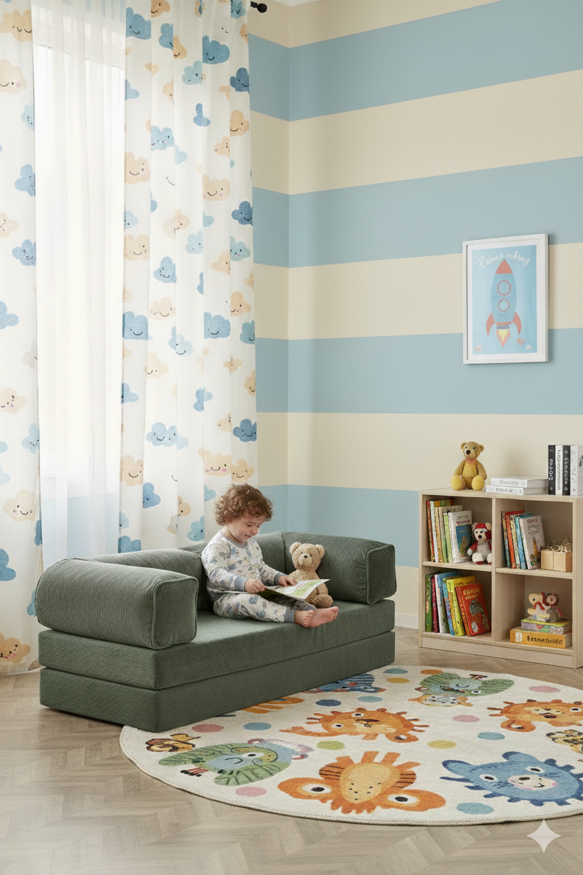 Legom Kids Sofa Children's Play Chair Children's Activity Bed