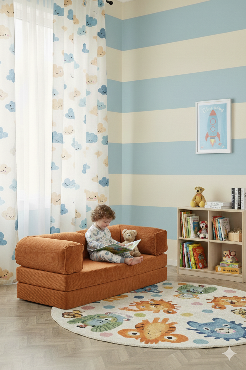 Legom Kids Koltuk Çocuk Oyun Koltuğu Çocuk Aktivite Yatağı