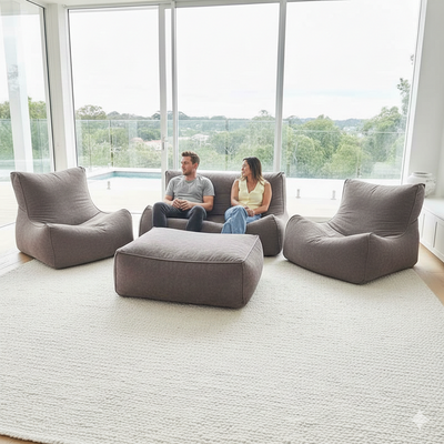 Velvet Comfort Legom Çok Amaçlı Koltuk Seti
