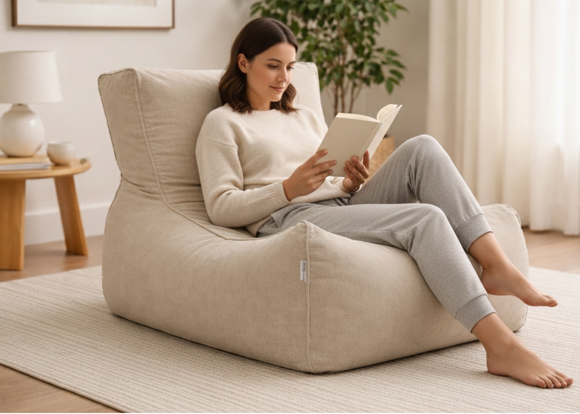 Velvet Puff Koltuk Armut Koltuk Playstation Koltuğu Relax Koltuk Yıkanabilir Kılıf