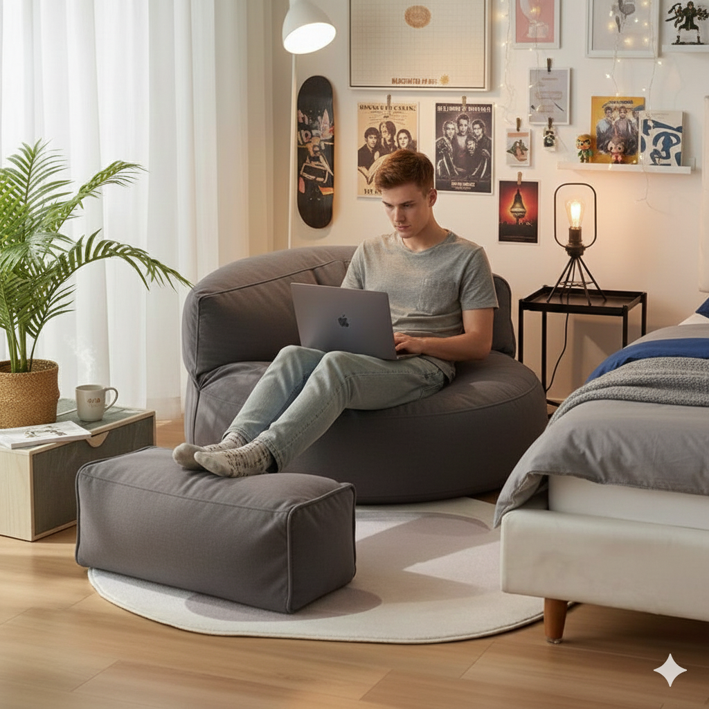 Mila Modell Antasit Puff & Armut Koltuk Relax Koltuk & Ayak Puflu