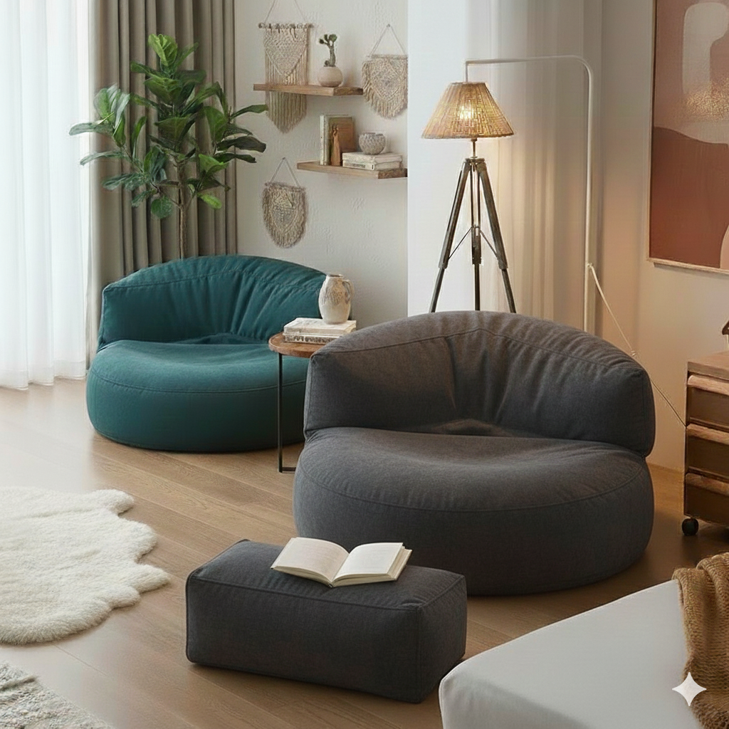 Mila Modell Antasit Puff & Armut Koltuk Relax Koltuk & Ayak Puflu