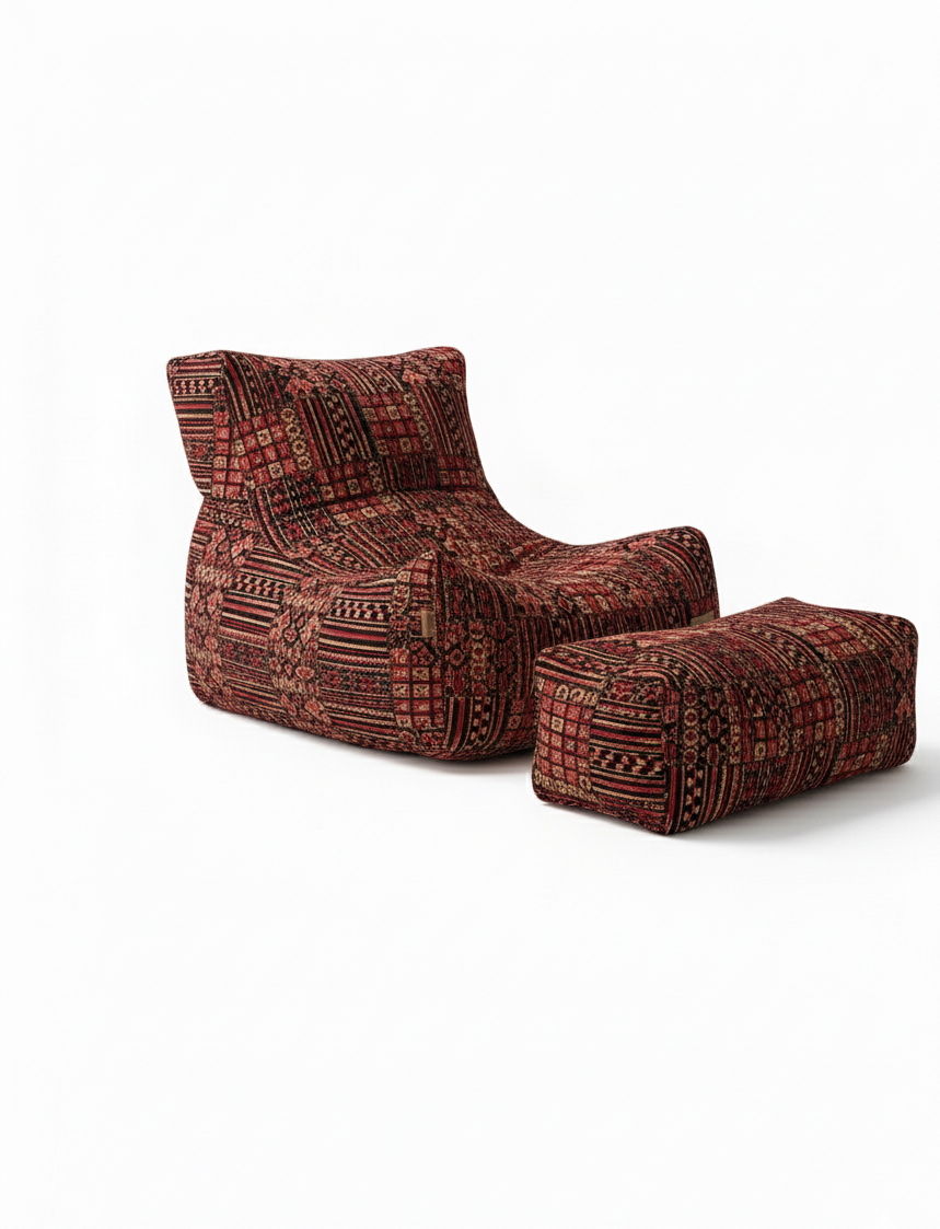 Velvet Puff Koltuk Armut Koltuk Playstation Koltuğu Yıkanabilir Kılıf