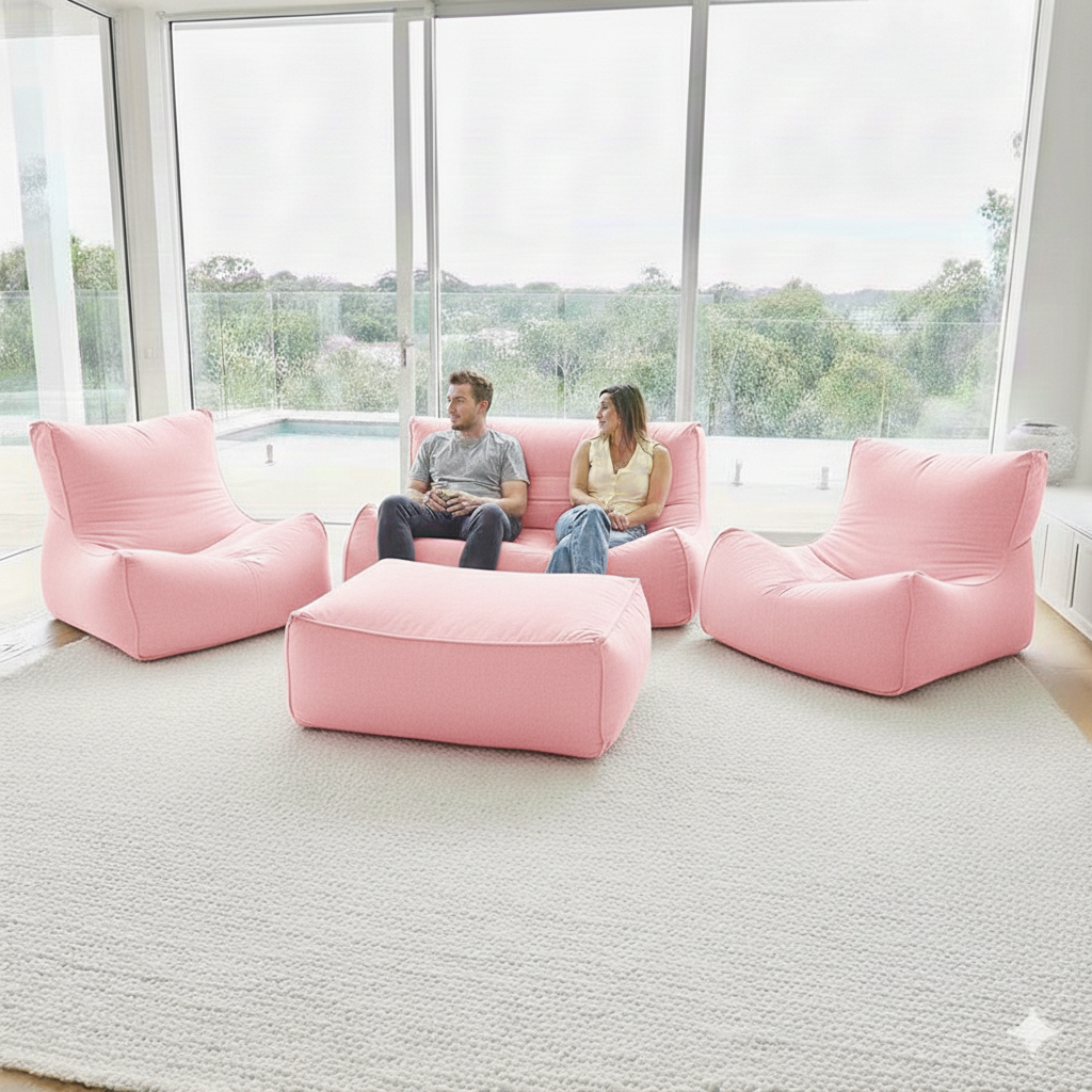 Velvet Comfort Legom Çok Amaçlı Koltuk Seti