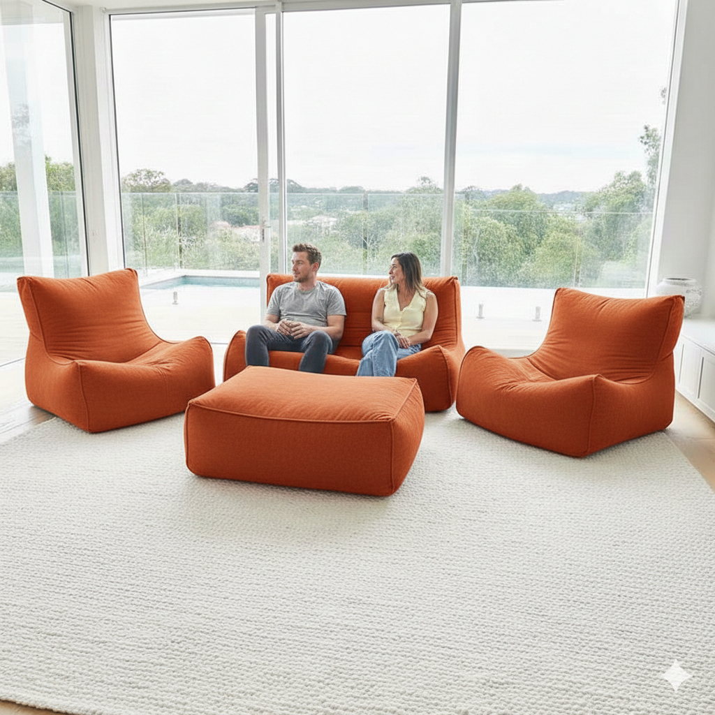 Velvet Comfort Legom Çok Amaçlı Koltuk Seti
