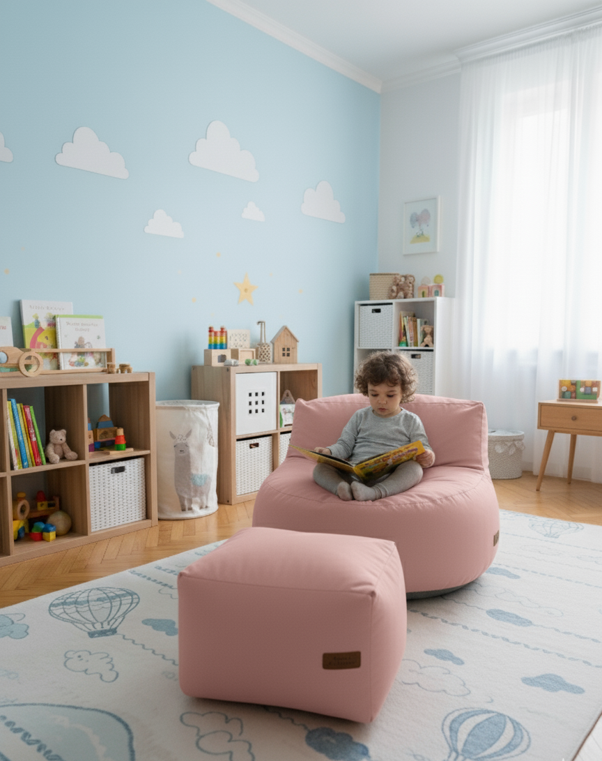 Mila Kids Puff Chair &amp; Gaming Chair &amp; Child Chair