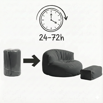 Mila Modell Antacid Puff &amp; Bean Bag Relax Armchair &amp; Foot Puff