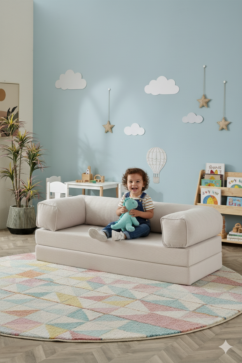 Legom Kids Sofa Children's Play Chair Children's Activity Bed
