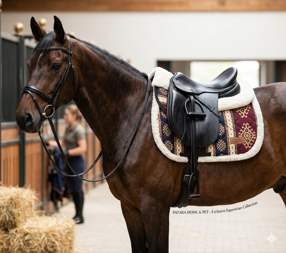 Eyer Altlığı Peluşlu Set Eyer Altı Ped